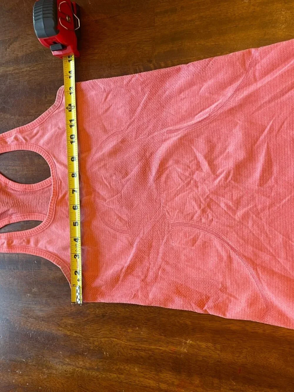 Lululemon Swiftly Tech Racerback Tank Coral Size 4 Skimming Fit